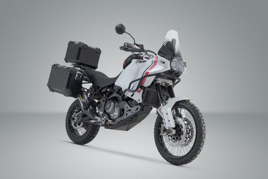 SW-Motech Adventure Set TRAX ADV | Schwarz. Ducati DesertX (22-) / Rally (23-).