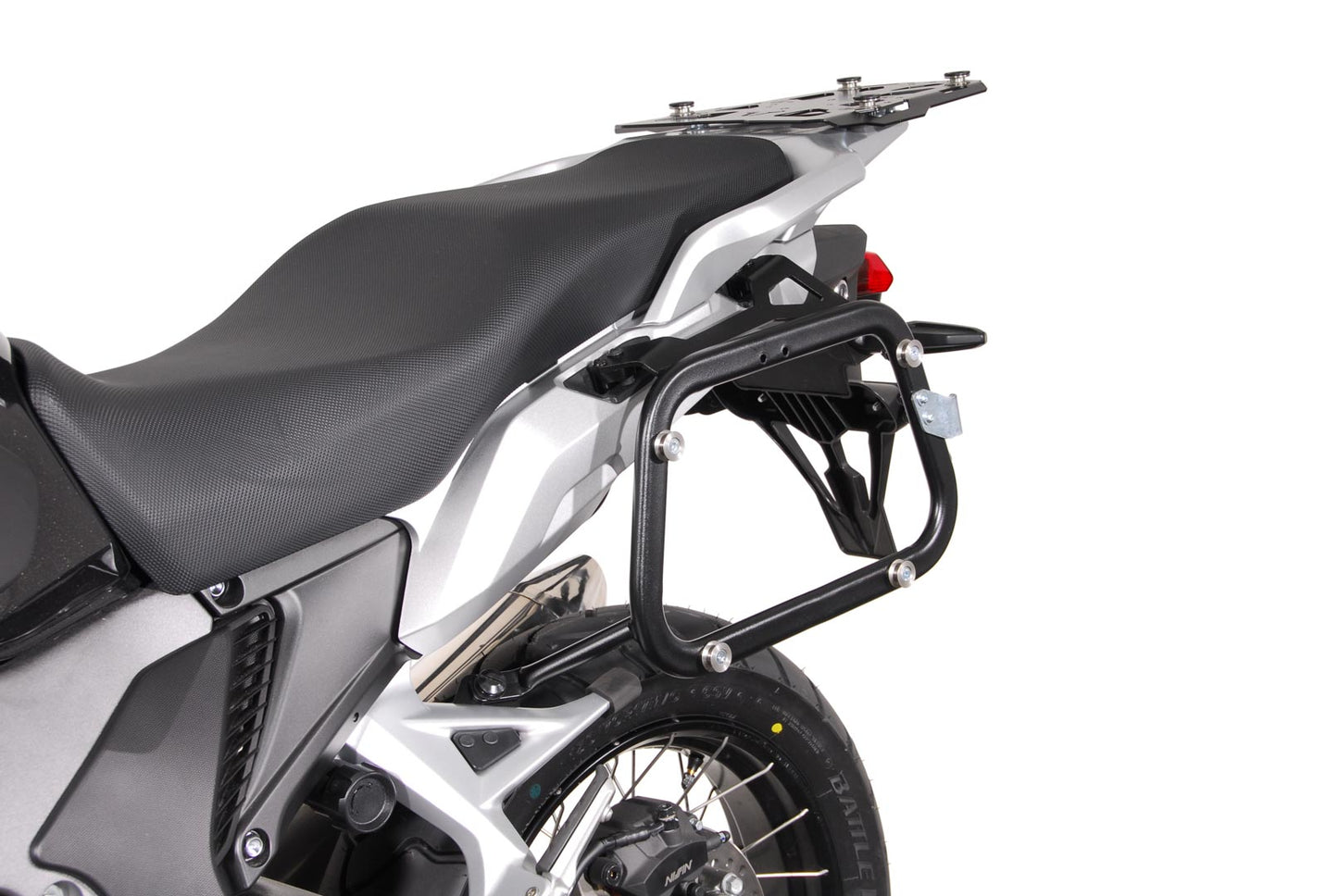 SW-Motech TRAX ADV Alukoffer-System | Silbern. 45/37 l. CRF1000L Africa Twin (15-17).