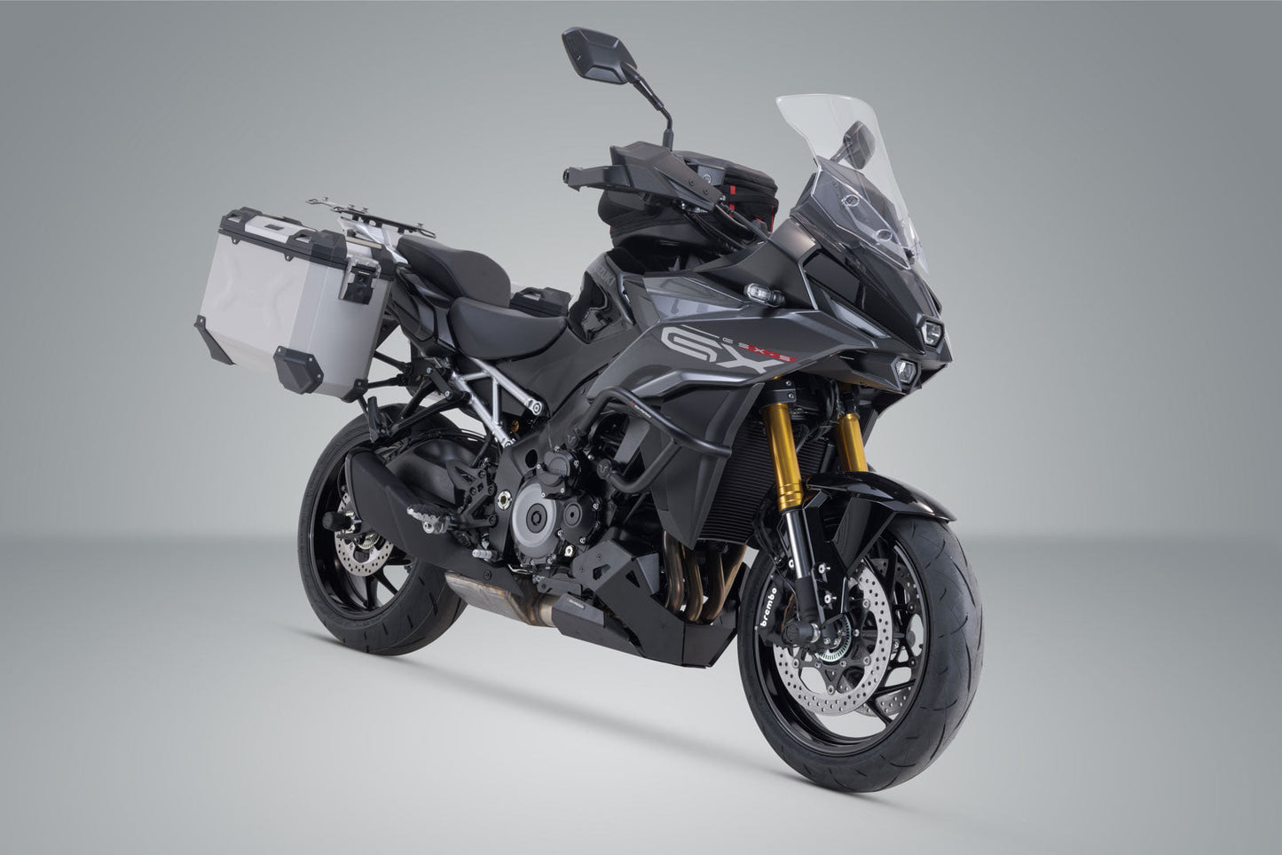 SW-Motech TRAX ADV Alukoffer-System | Silbern. 37/37 l. Suzuki GSX-S1000GX (23-).