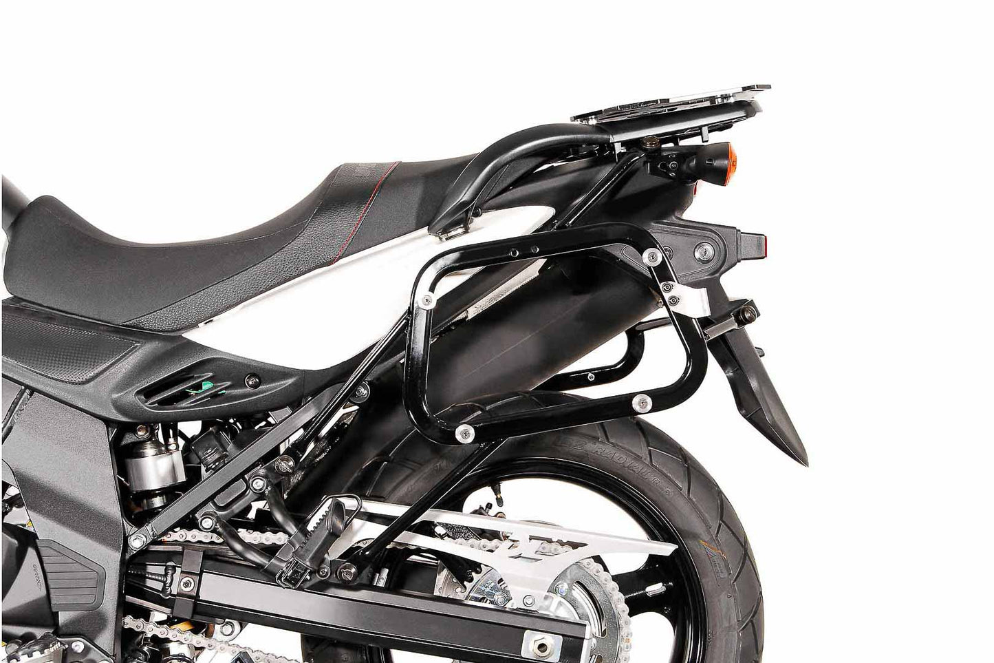 SW-Motech TRAX ADV Alukoffer-System | Silbern. 45/37 l. Suzuki DL 650 V-Strom (11-16).