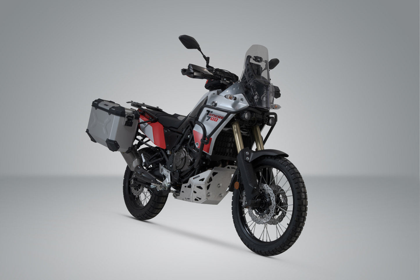 SW-Motech TRAX ADV Alukoffer-System | Silbern. 45/37 l. Yamaha Ténéré 700 Modelle (19-).