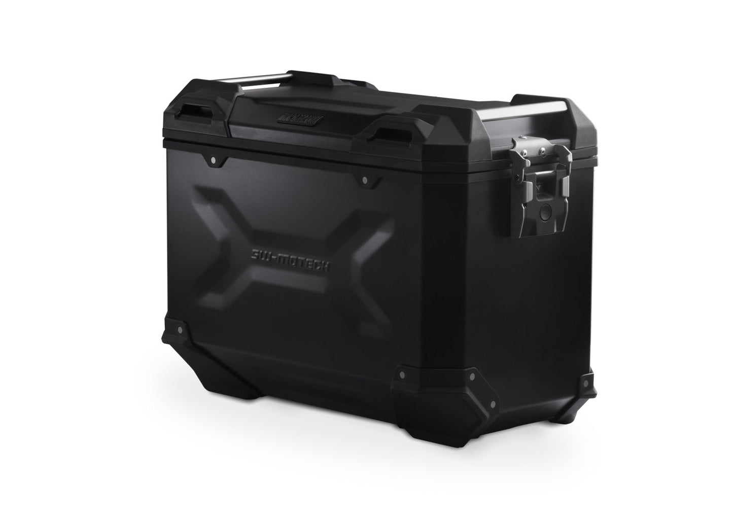 SW-Motech TRAX ADV L | Seitenkoffer. Aluminium. 45 l. Links. Silbern.