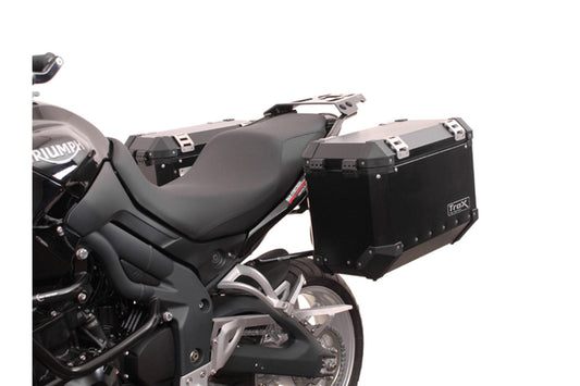 SW-Motech TRAX ADV Alukoffer-System | Silbern. 45/45 l. Triumph Tiger1200/Explor (11-).