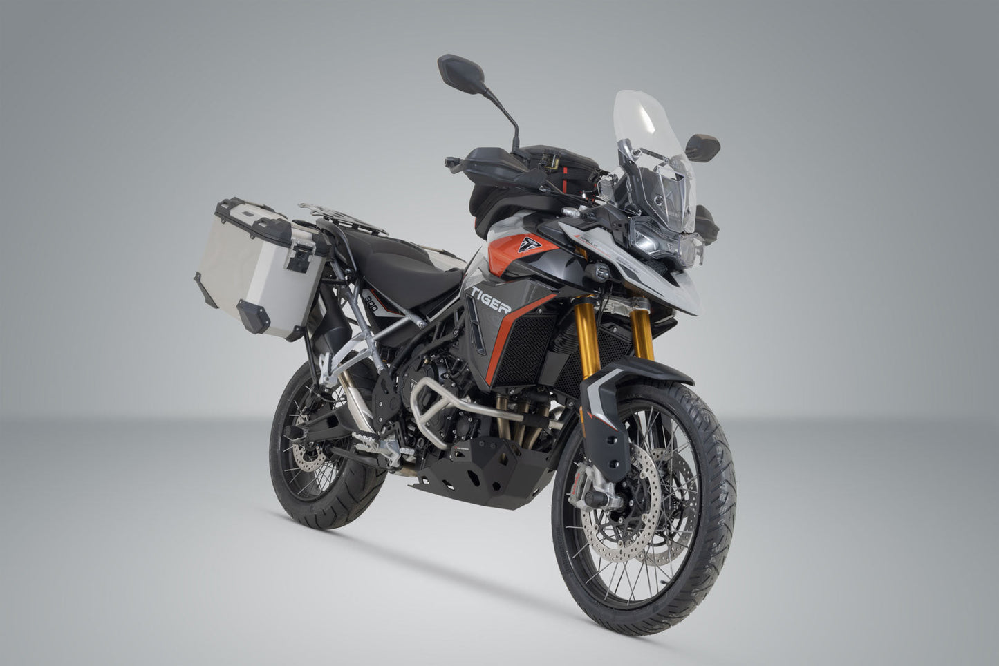 SW-Motech TRAX ADV Alukoffer-System | Silbern. 45/37 l. Tiger 900 GT/GT Pro/Rally Pro.