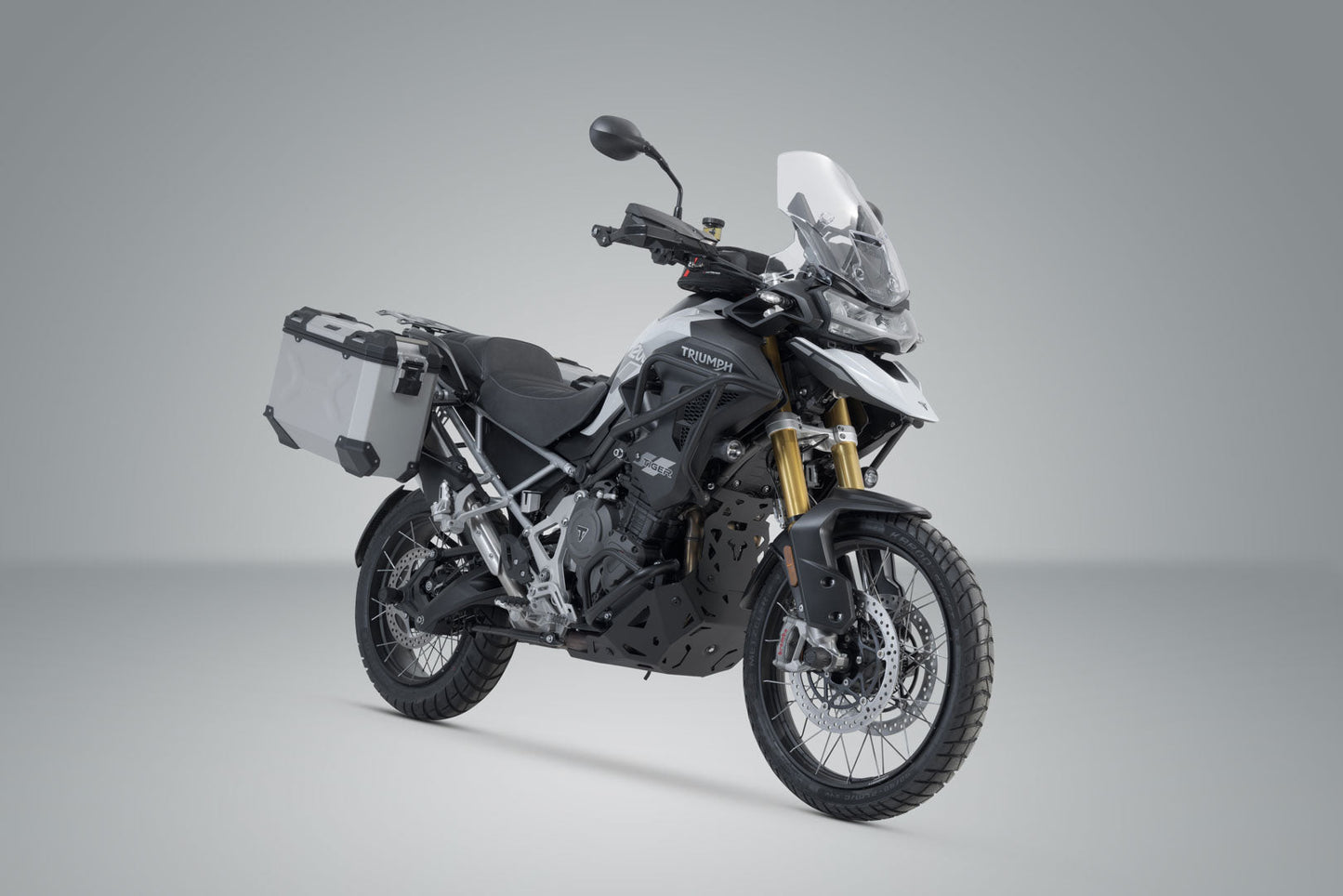 SW-Motech TRAX ADV Alukoffer-System | Silbern. 45/37 l. Tiger 1200 Rally Pro/GT/GT Pro.