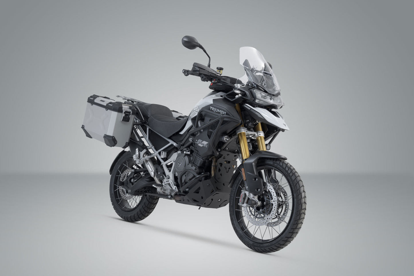 SW-Motech TRAX ADV Alukoffer-System | Silbern. 45/37 l. Tiger 1200 Rally Pro/GT/GT Pro.