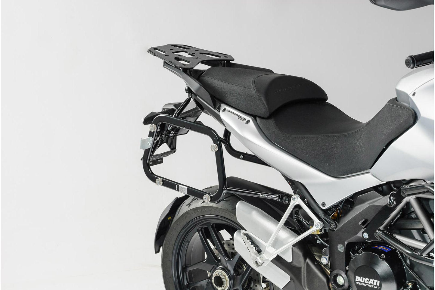 SW-Motech TRAX ADV Alukoffer-System | Silbern. 45/45 l. Multistrada 1200 / S (10-14).