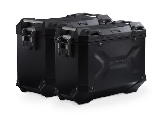 SW-Motech TRAX ADV Alukoffer-System | Silbern. 45/37 l. DesertX (22-) / Rally (23-).
