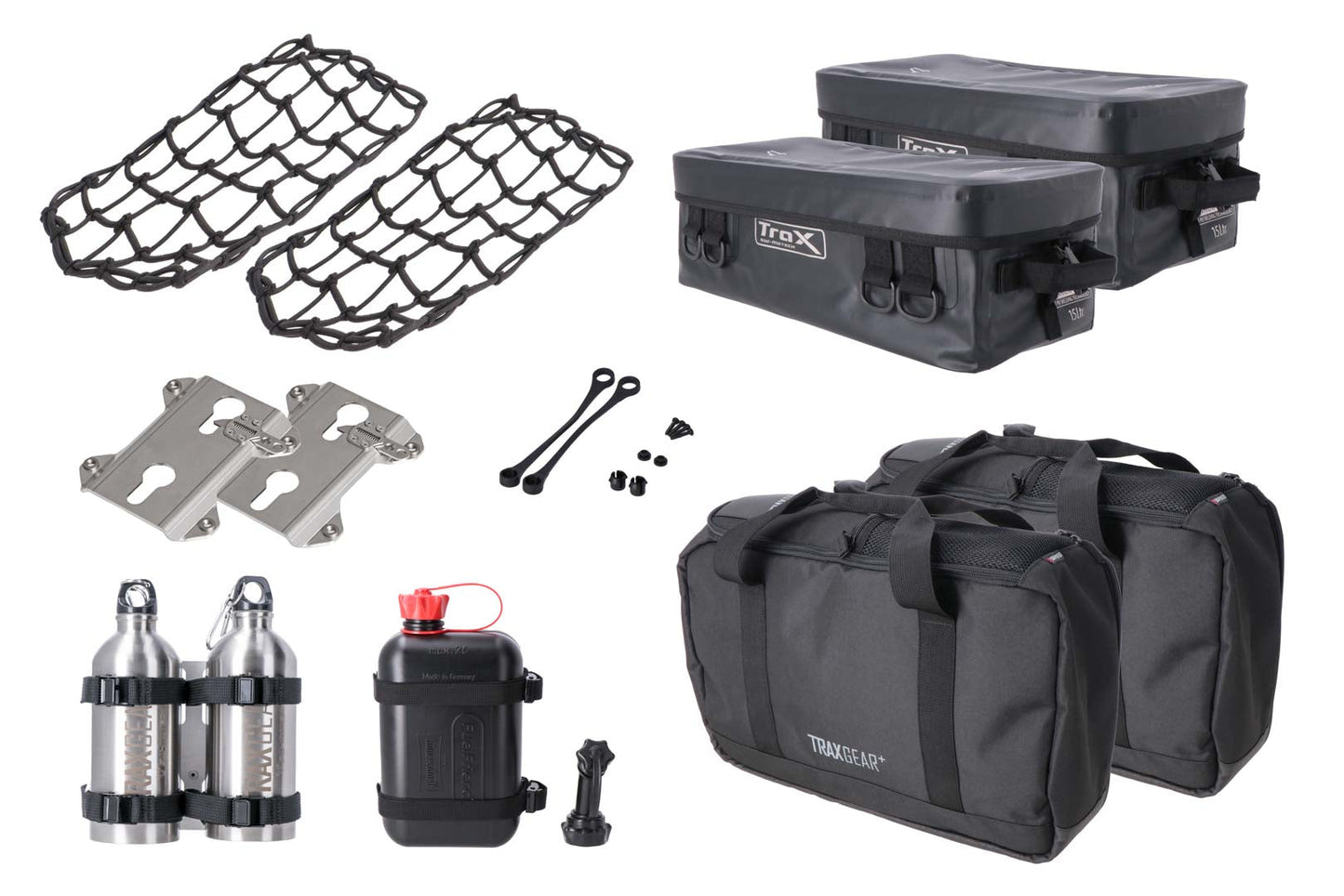 SW-Motech Kofferzubehör-Set klein | Schwarz.