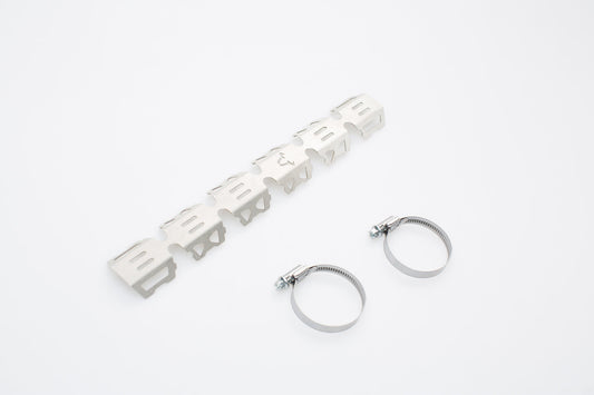 SW-Motech Kühlerschutz | Schwarz/Silbern. Versys 1000 (18-) / 1100 (24-).