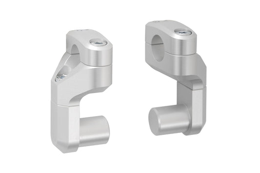 SW-Motech Vario-Lenkerverlegung für Ø 28 mm Lenker | Erhöhung/Verlegung variabel. Schwarz.