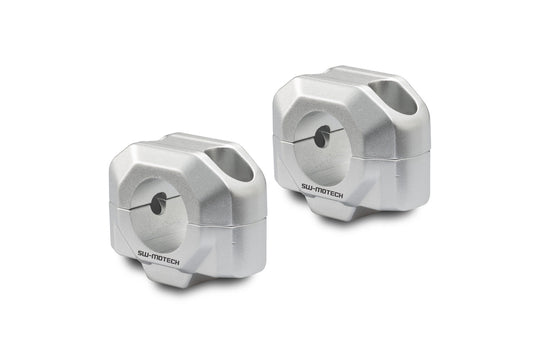 SW-Motech Lenkererhöhung für Ø 28 mm Lenker | H=20 mm. Schwarz.