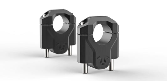 SW-Motech Lenkerverlegung | H=20 mm. Verlegung um 30 mm. Silbern. BMW R1200GS.