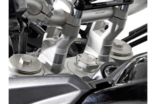 SW-Motech Lenkererhöhung | H=20 mm. Schwarz. Kawasaki Z750/R/S, Z1000.