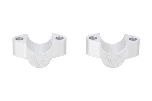 SW-Motech Lenkererhöhung | H=30 mm. Silbern. Triumph Tiger Modelle (22-).