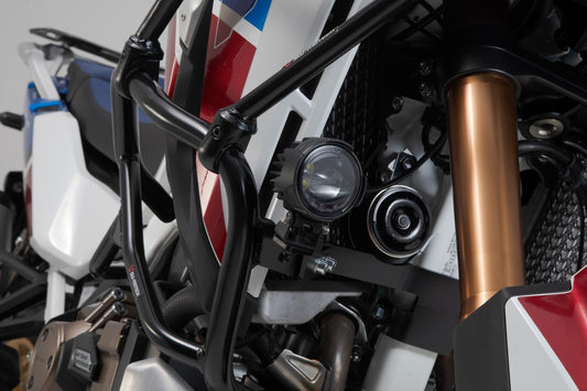 SW-Motech EVO Fernscheinwerfer-Kit | Schwarz. Honda CB500X (18-), NX500 (23-).