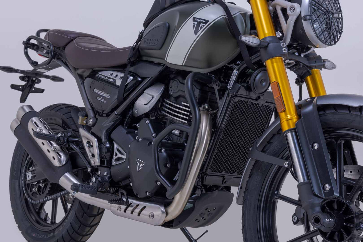 SW-Motech Sturzbügel | Schwarz. Triumph Speed 400/Scrambler 400 X (23-).