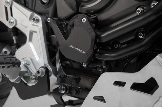 SW-Motech Bremsflüssigkeitsbehälter-Schutz Set | Schwarz. Yamaha XSR700 (15-) / XT (19-). L + R.