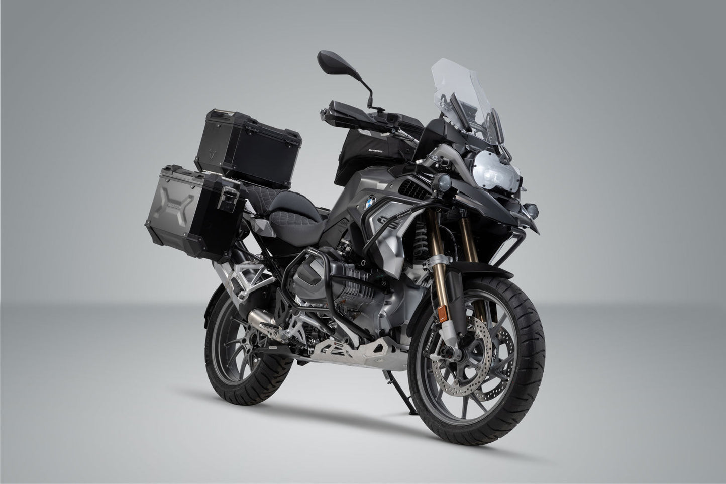 SW-Motech Scheibenverstärkung | Schwarz. BMW R 1200 GS (12-), R 1250 GS (18-).