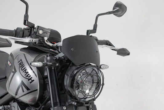 SW-Motech Windschild | Silbern. Triumph Scrambler 400 X (23-).