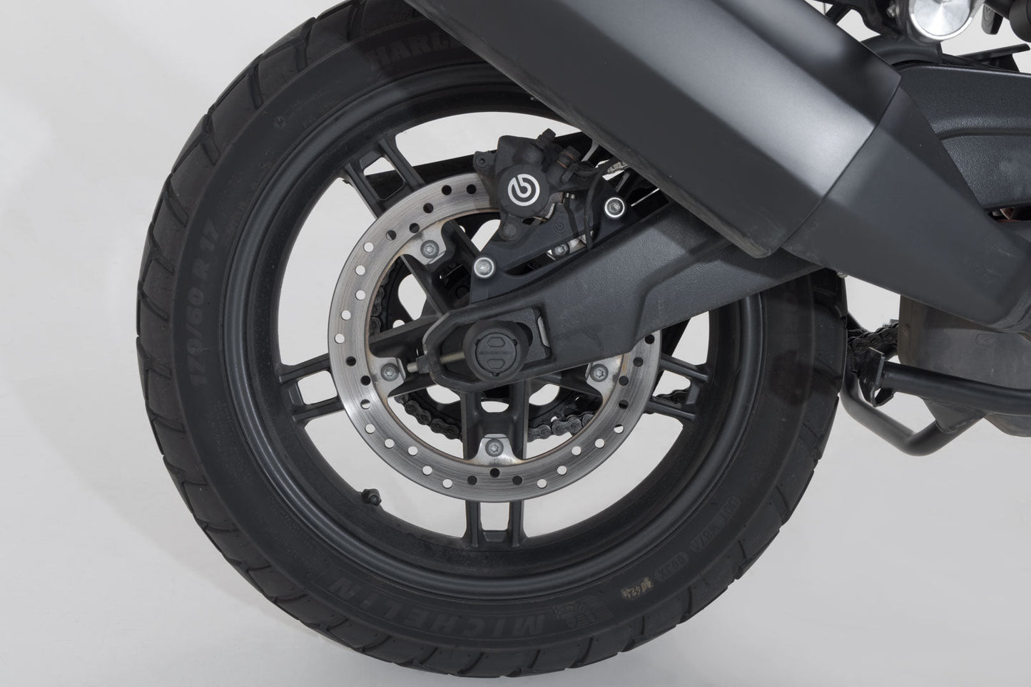 SW-Motech Sturzpad-Kit für Hinterachse | Schwarz. Harley-Davidson Pan America (21-).