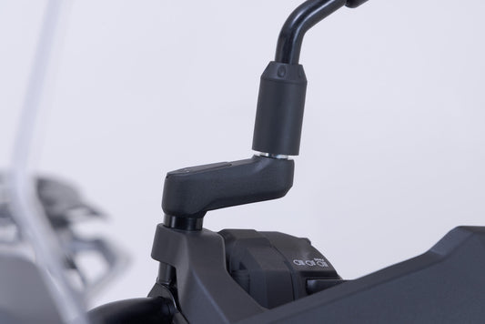 SW-Motech Spiegelverlängerung | Kontur-Distanzstück. Schwarz. Suzuki. GSF 650S.