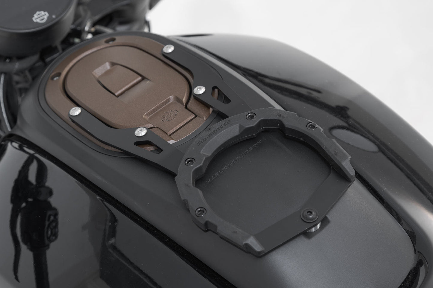 SW-Motech PRO Tankring | Schwarz. Harley-Davidson Sportster S.
