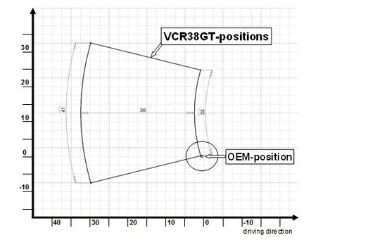 Gilles Fußrastenanlage VCR38GT | verstellbar | ABE | passend für Ducati 1098 / S / 1198 / S / 848 / EVO - Modelle