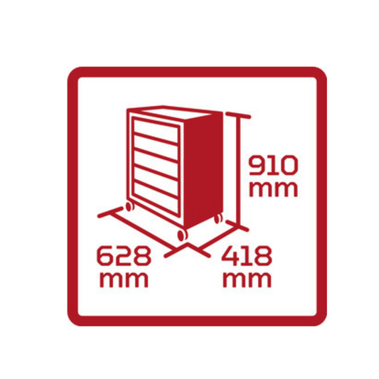 GEDORE red R20150006 Werkstattwagen MECHANIC 6 Schubladen 910x628x418 mm