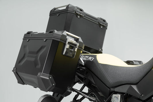 SW-Motech Adventure Set TRAX ADV | Schwarz. Suzuki V-Strom 1000 (14-19).
