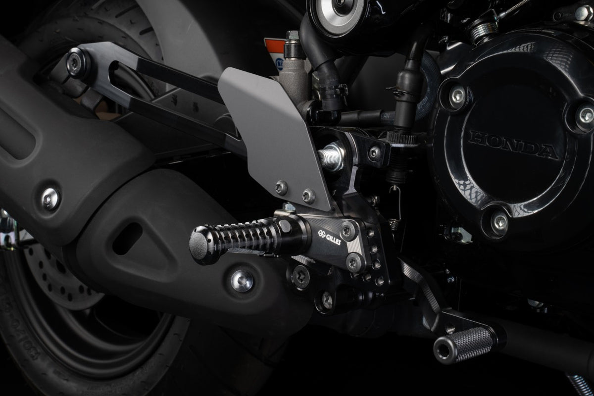 Gilles Fußrastenanlage AS31GT3 | verstellbar | ABE | passend für Honda MSX125 GROM - Modelle (2022-)