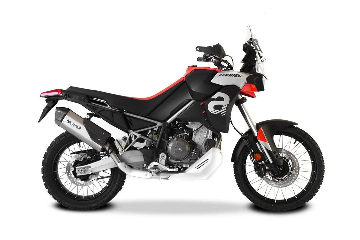 HPCorse SPS Carbon Endschalldämpfer | mit E-Nummer | Satin | passend für Aprilia Tuareg 660 - Modelle (2022-2024)