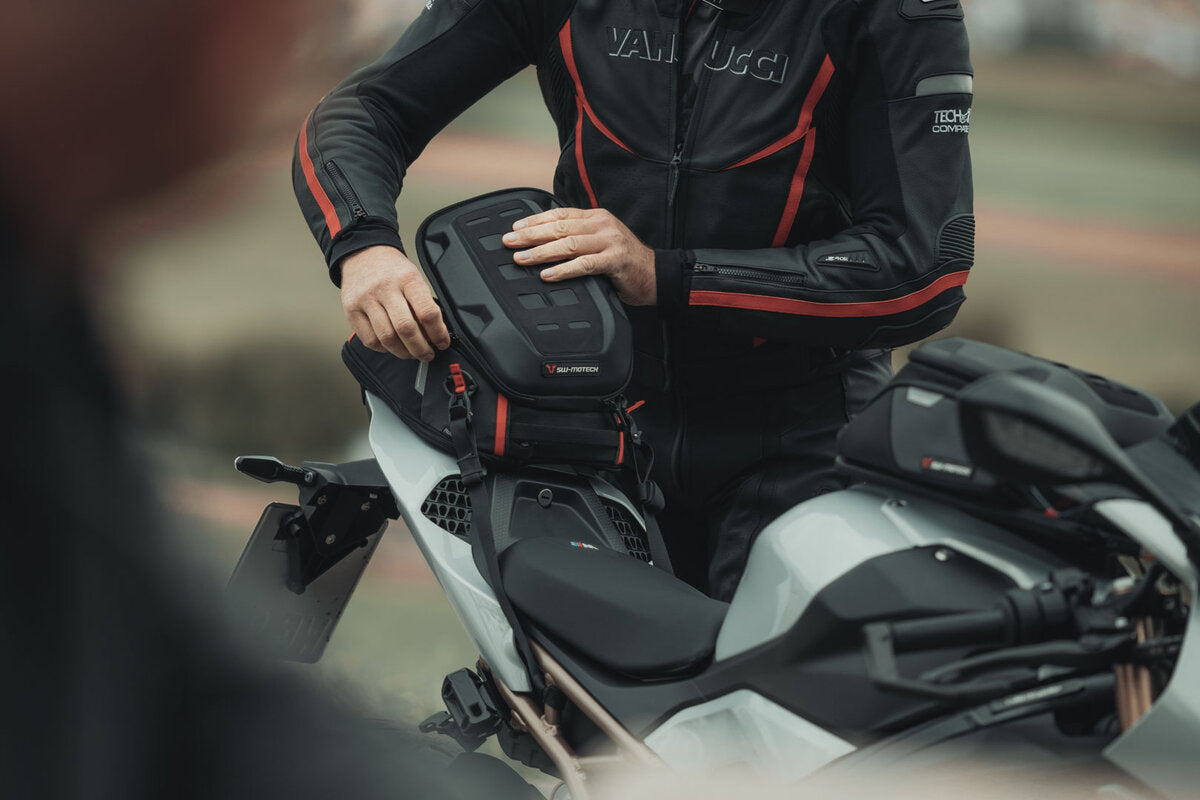 SW-Motech PRO Roadpack Hecktasche | 1680D Ballistic Nylon. Schwarz/Anthrazit. 8-14 l.