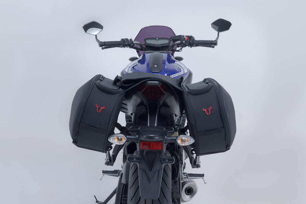 SW-Motech PRO BLAZE Satteltaschen-Set | Schwarz. Yamaha MT-07/ Moto Cage / Tracer.