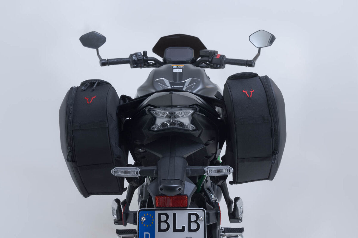 SW-Motech PRO BLAZE H Satteltaschen-Set | Schwarz. Kawasaki Z650 / Ninja 650 (16-).