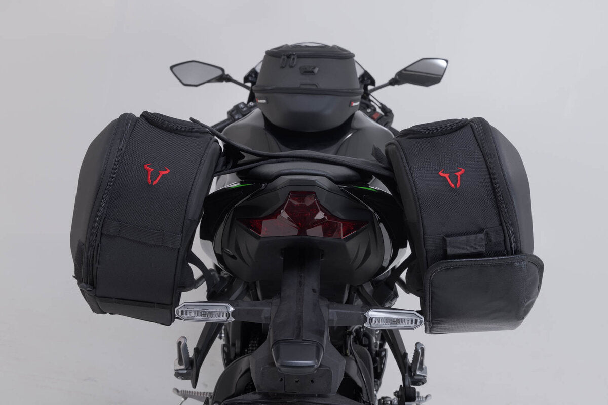 SW-Motech PRO BLAZE H Satteltaschen-Set | Schwarz. Kawasaki ZX-6R (23-), ZX-4RR (23-).