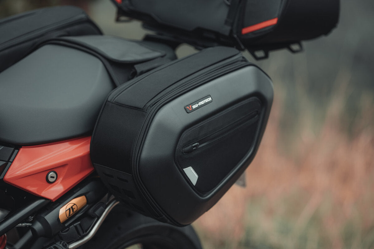 SW-Motech PRO BLAZE H Satteltaschen-Set | Schwarz. Kawasaki Z750 (06-12)/Z750R (11-12).