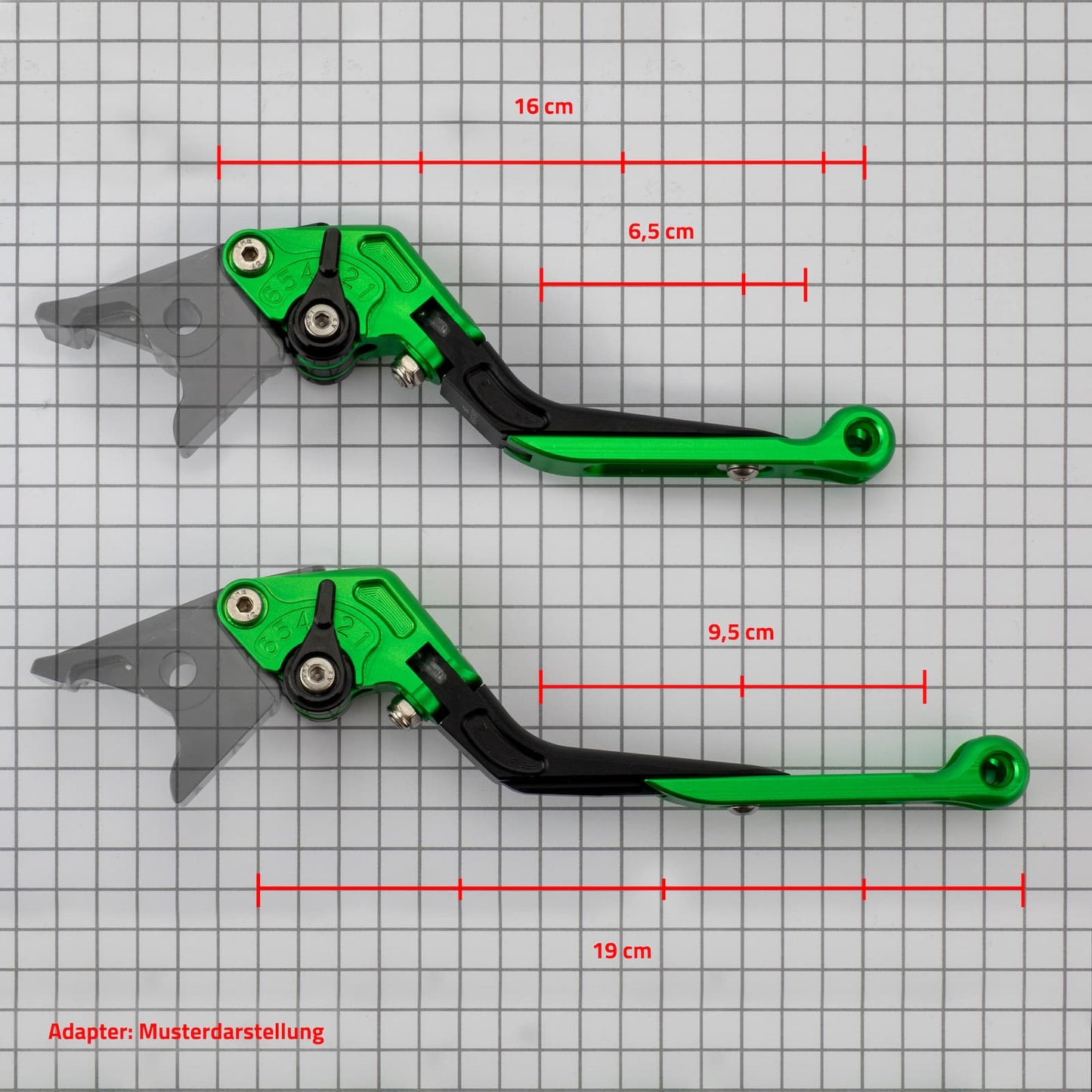 Raximo BCF Bremshebel und Kupplungshebel | Set | mit ABE