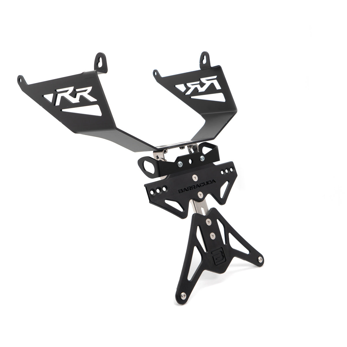 Barracuda Kennzeichenhalter | Ohne Rückstrahler & Kennzeichenleuchte | zur Verwendung mit originalen Blinkern | passend für Honda CBR 600 RR - Modelle (2024)