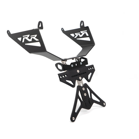 Barracuda Kennzeichenhalter | Ohne Rückstrahler & Kennzeichenleuchte | zur Verwendung mit originalen Blinkern | passend für Honda CBR 600 RR - Modelle (2024)