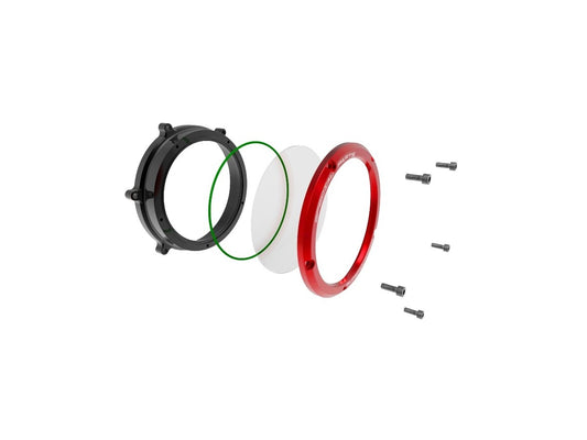 DBK Special Parts | CC119902 - Ducati | BLACK-BLACK | KLARER KUPPLUNGSDECKEL PANIGALE / STREETFIGHTER | passend für Ducati - Modelle