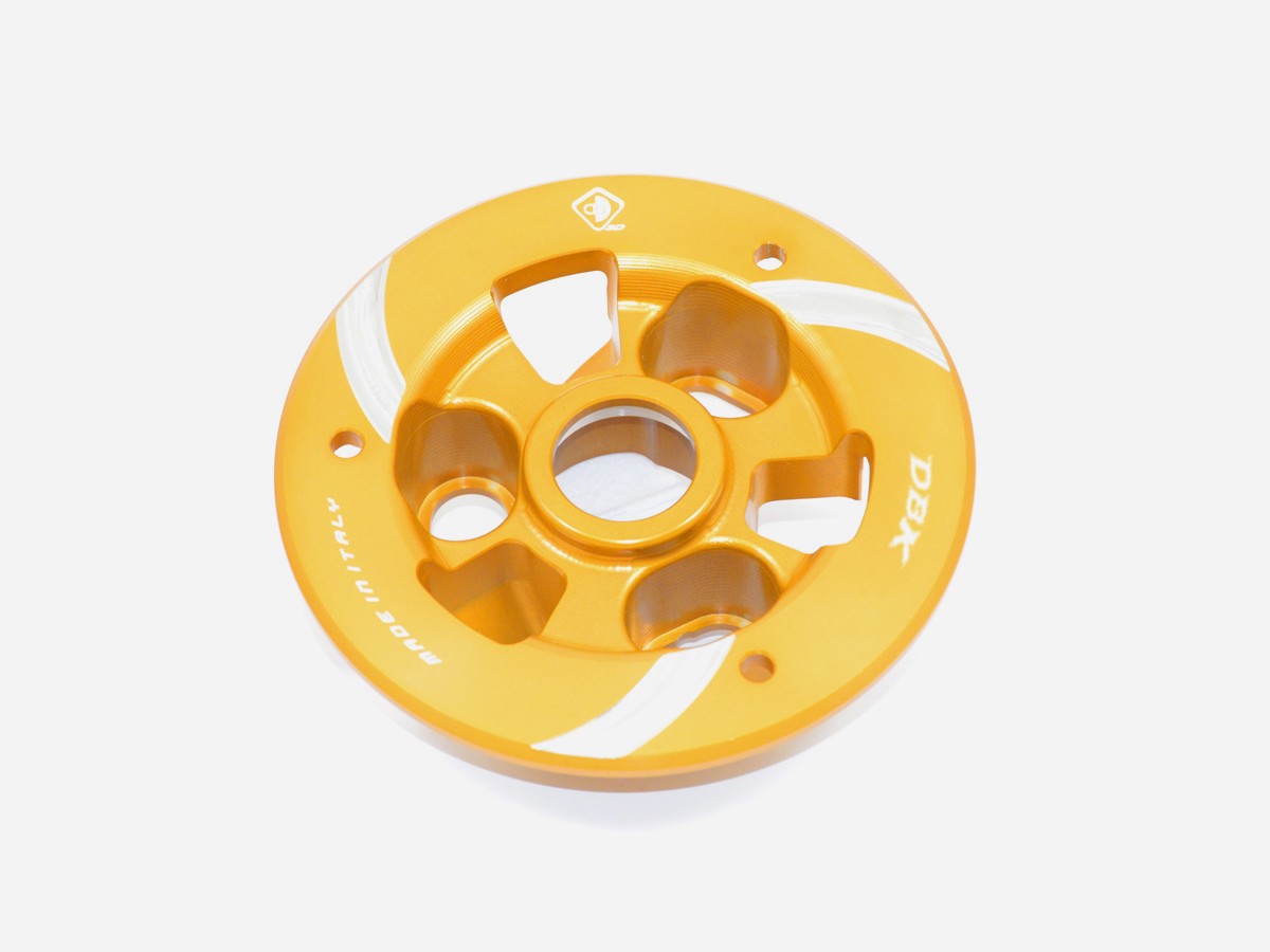 DBK Special Parts | CCDV05SM - Ducati | GOLD | DRUCKPLATTENABDECKUNG | passend für diverse Ducati - Modelle