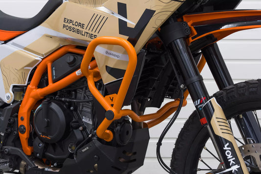 Yakk EXP Untere Sturzbügel | orange | passend für KTM 125 Enduro R - Modelle (2025)