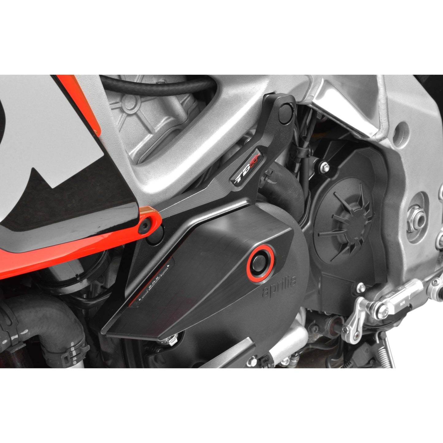 Top Block Racing Sturzpads | PAAR | passend für Aprilia Tuono V4 1100 / Factory - Modelle (2021-2025)
