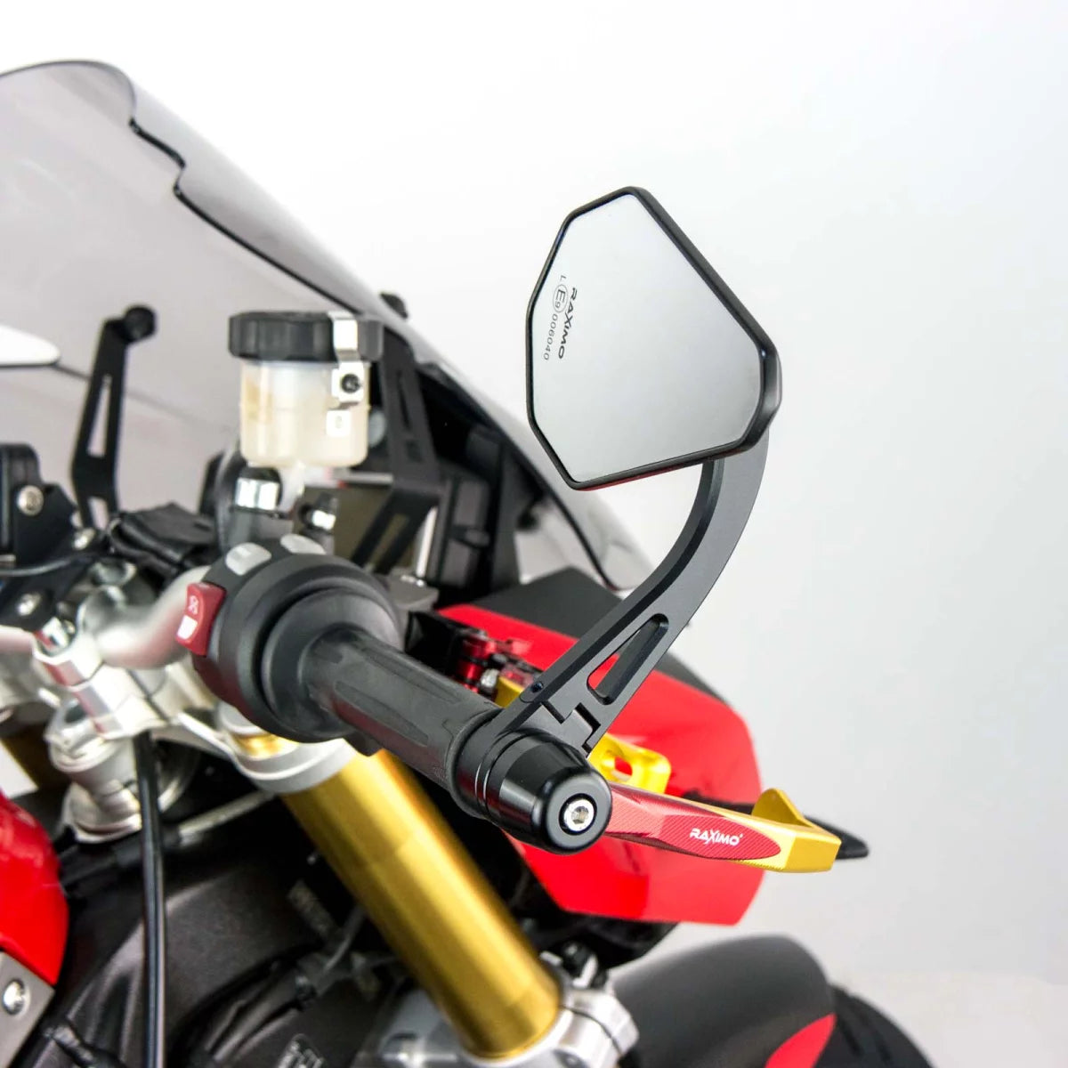 Raximo Lenkerendenspiegel BEM-V1 inkl. Adapter | mit E-Nummer | PAAR | passend für Kawasaki Z900 - Modelle (2025)