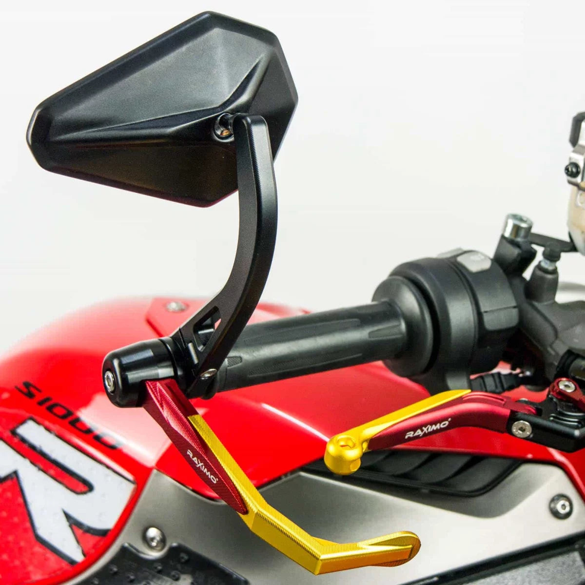 Raximo Lenkerendenspiegel BEM-V1 inkl. Adapter | mit E-Nummer | PAAR | passend für Kawasaki Z900 - Modelle (2025)
