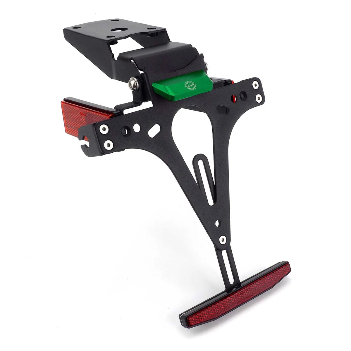 Raximo Kennzeichenhalter | inkl. CNC gefräste Kennzeichenbeleuchtung mit E-Nummer | passend für Kawasaki Z650 - Modelle (2017-2025)