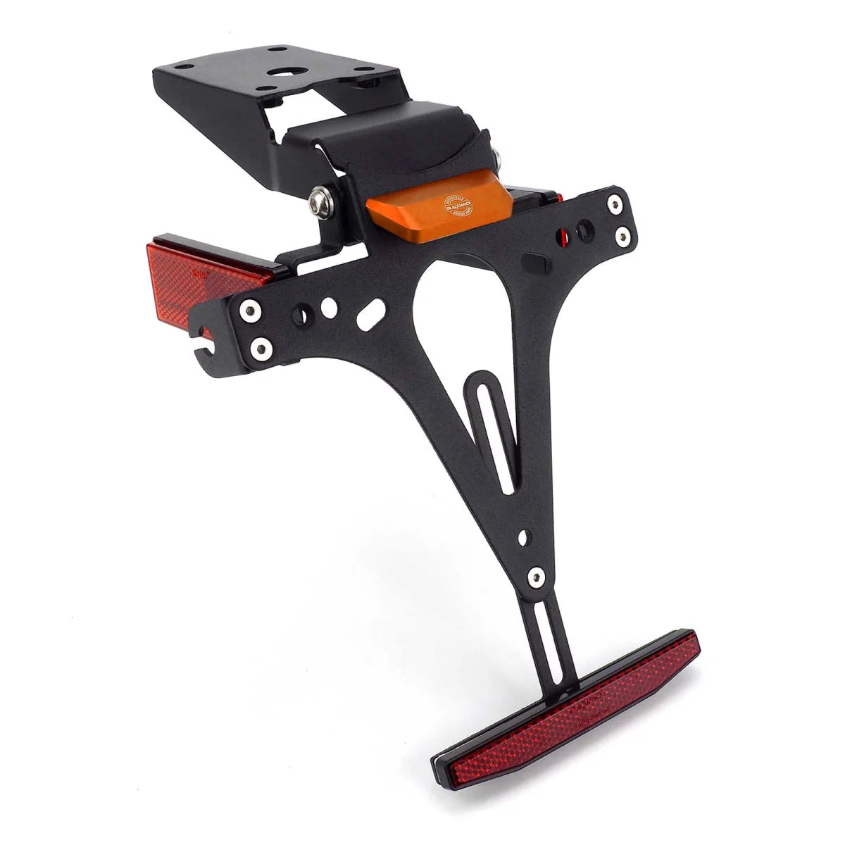 Raximo Kennzeichenhalter | inkl. CNC gefräste Kennzeichenbeleuchtung mit E-Nummer | passend für Kawasaki Z650 - Modelle (2017-2025)