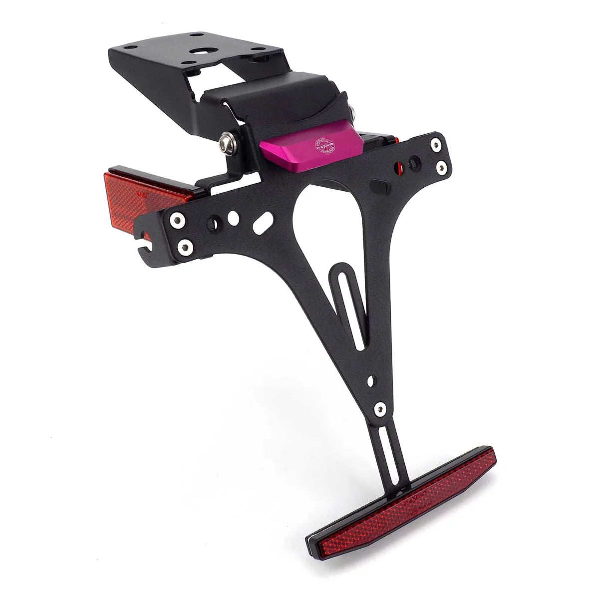 Raximo Kennzeichenhalter | inkl. CNC gefräste Kennzeichenbeleuchtung mit E-Nummer | passend für Kawasaki Z650 - Modelle (2017-2025)