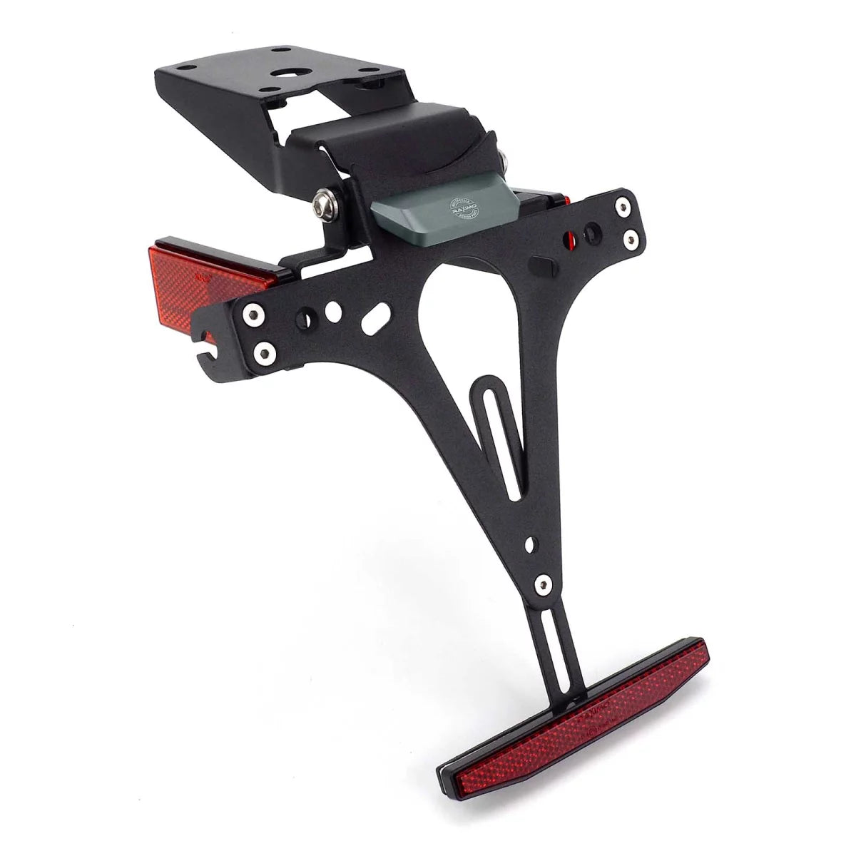 Raximo Kennzeichenhalter | inkl. CNC gefräste Kennzeichenbeleuchtung mit E-Nummer | passend für Kawasaki Z650 - Modelle (2017-2025)